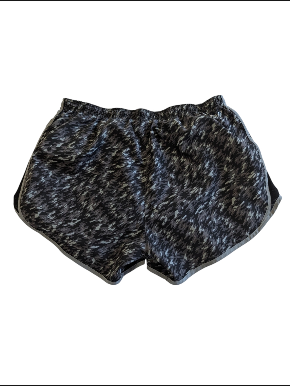 Nike Women’s Black/Gray Dri-FIT Running Shorts Size Medium - Picture 4 of 8